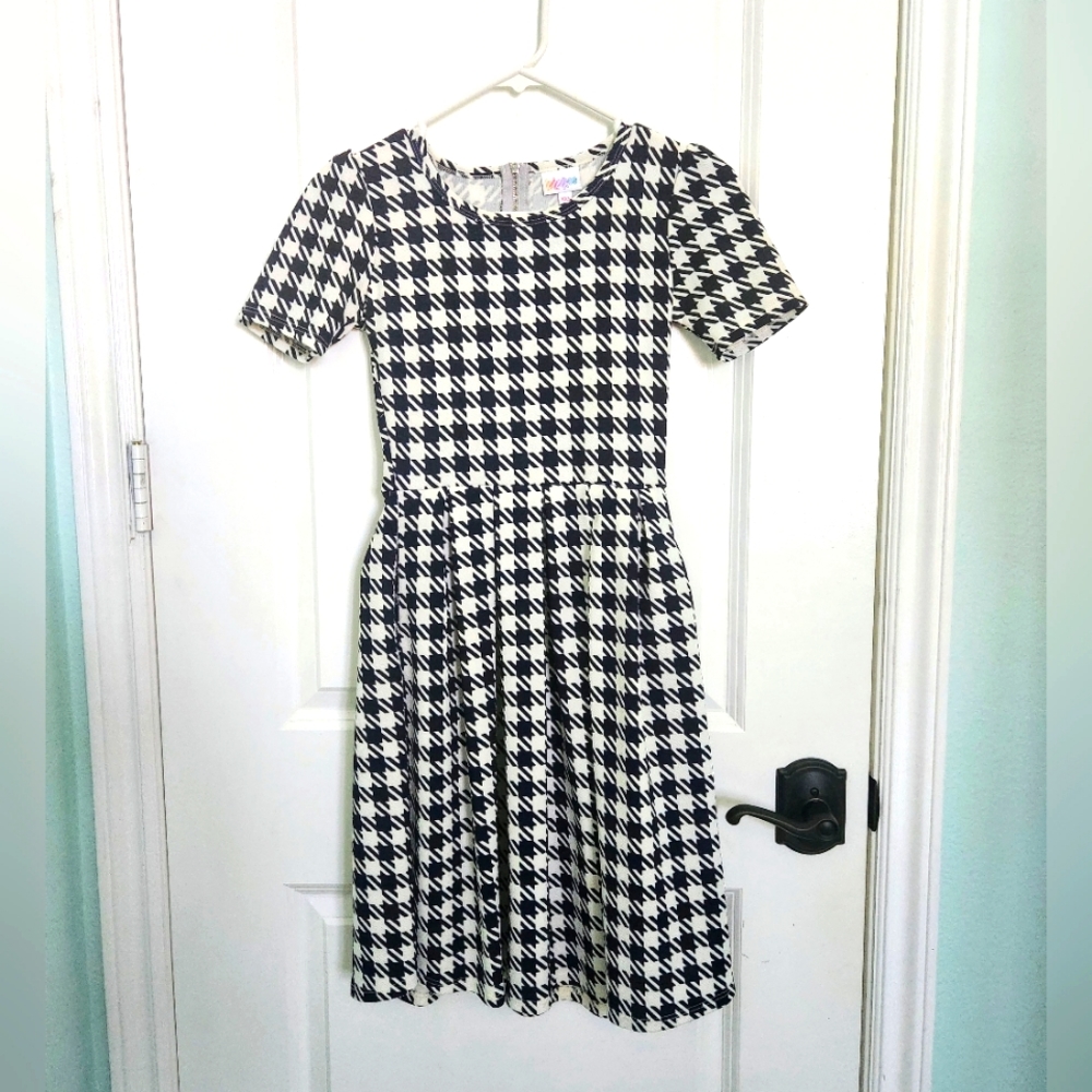 Lularoe Houndsooth Dress XXS